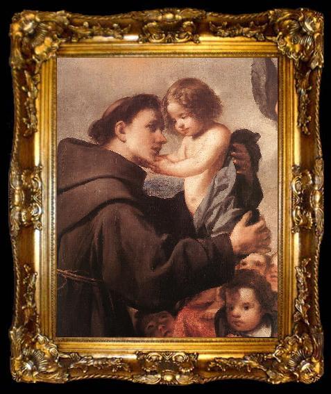 framed  PEREDA, Antonio de St Anthony of Padua with Christ Child (detail) wsg, ta009-2